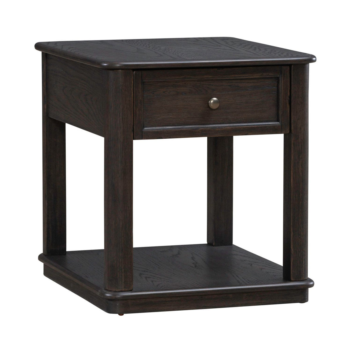 Wallace - End Table - Aged Oak
