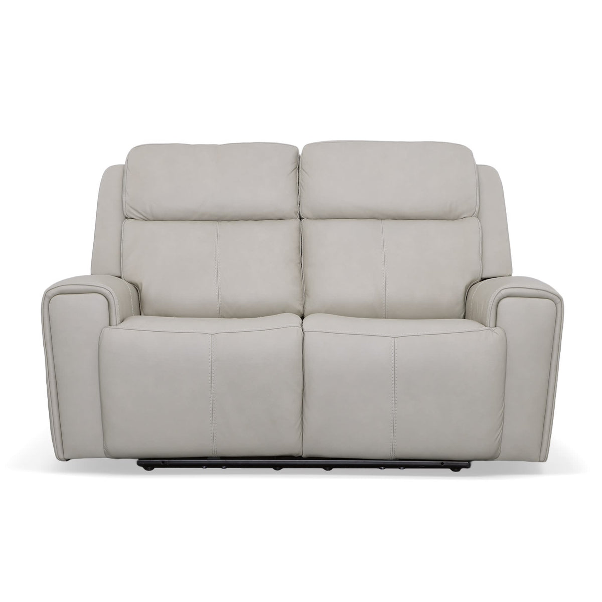Flexsteel Barnett Power Reclining Loveseat with Power Headrests & Lumbar