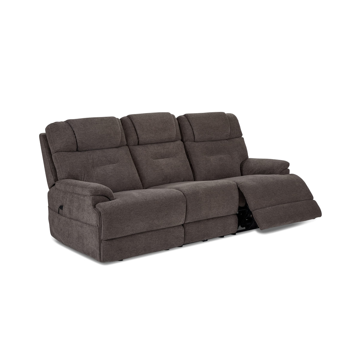 Flexsteel Zecliner Zofa Power Reclining Sofa with Console, Power Headrest, Lumbar, Heat & Massage