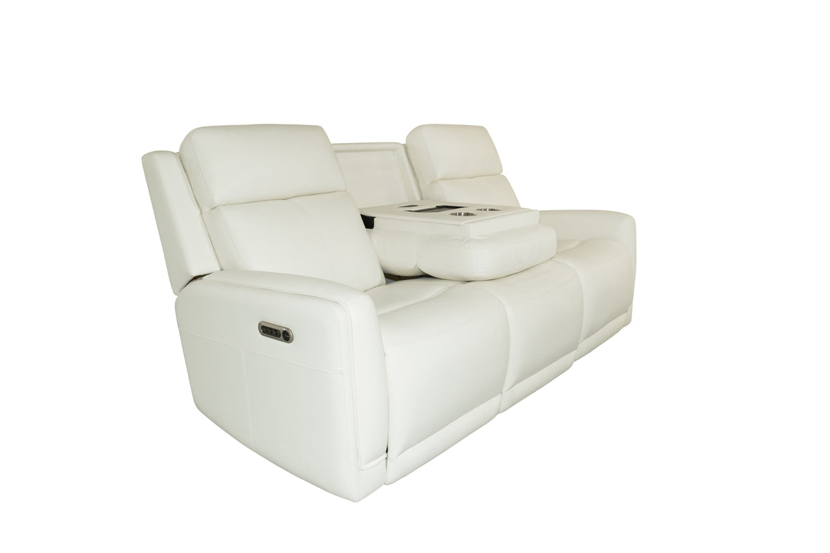 Flexsteel Alister Power Gliding Sofa with Power Headrests & Lumbar