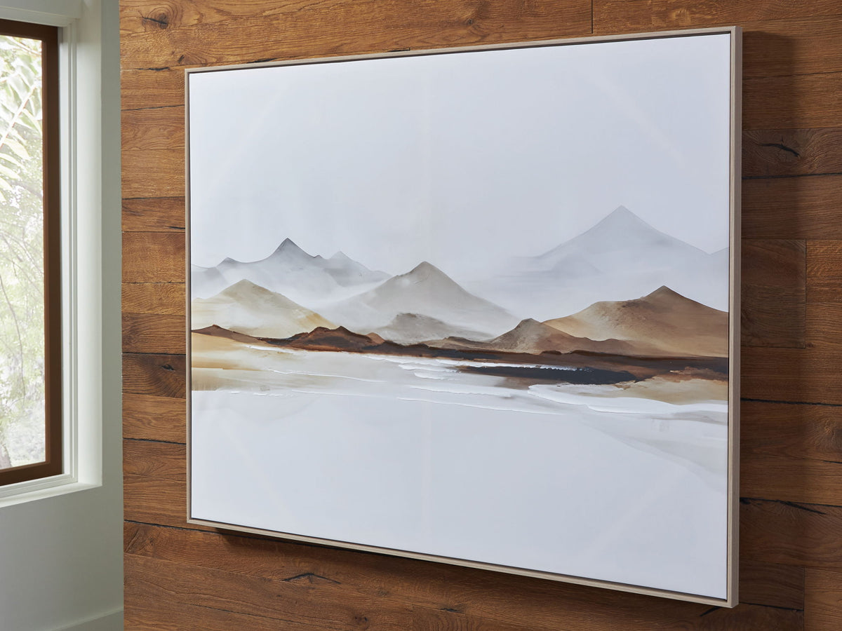 Karalen - Wall Art - White / Gray / Brown