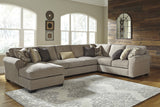 Pantomine Driftwood With Chaise Option Lg