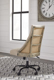 Linen Office Chair