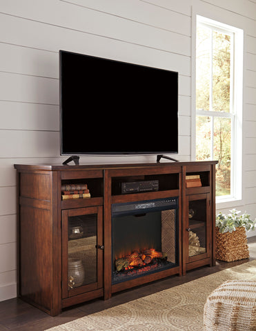 Harpan Fireplace TV Stand