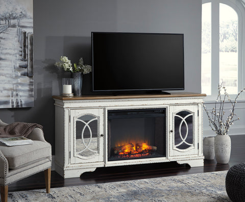 Realyn Fireplace TV Stand
