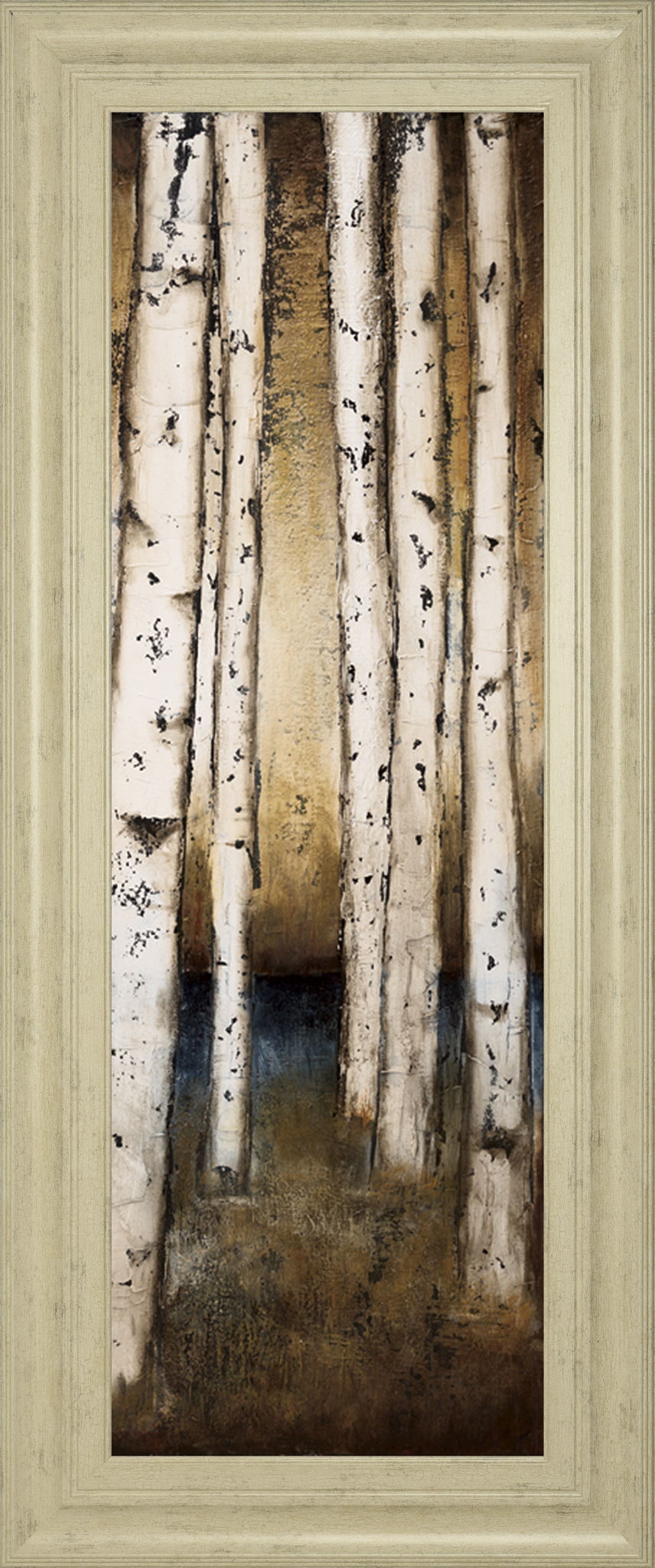 Birch Landing III By St Germain - Framed Print Wall Art - Beige