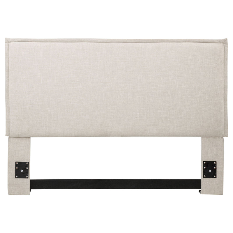Izzy Upholstered Queen or Full Panel Headboard Sand
