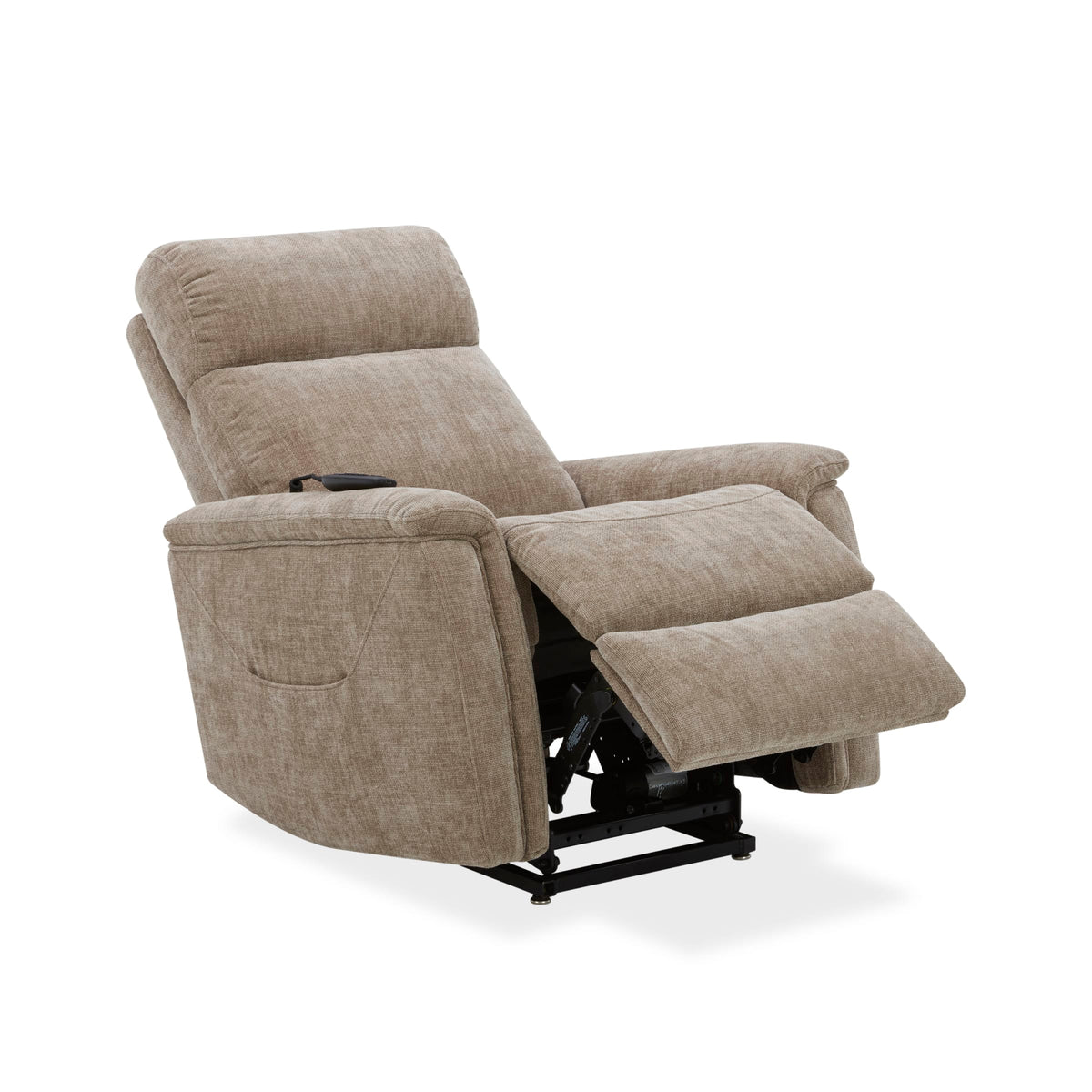 Flexsteel Luma Power Lift Recliner with Power Headrest, Lumbar, Heat & Massage