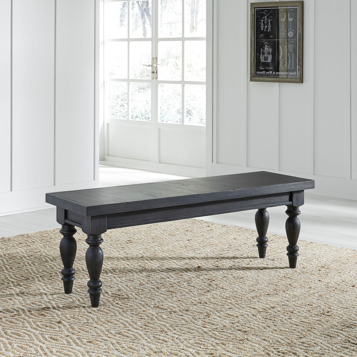 Harvest Home - Backless Bench - Chalkboard