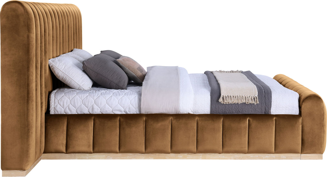 Amara - Velvet Upholstered Bed