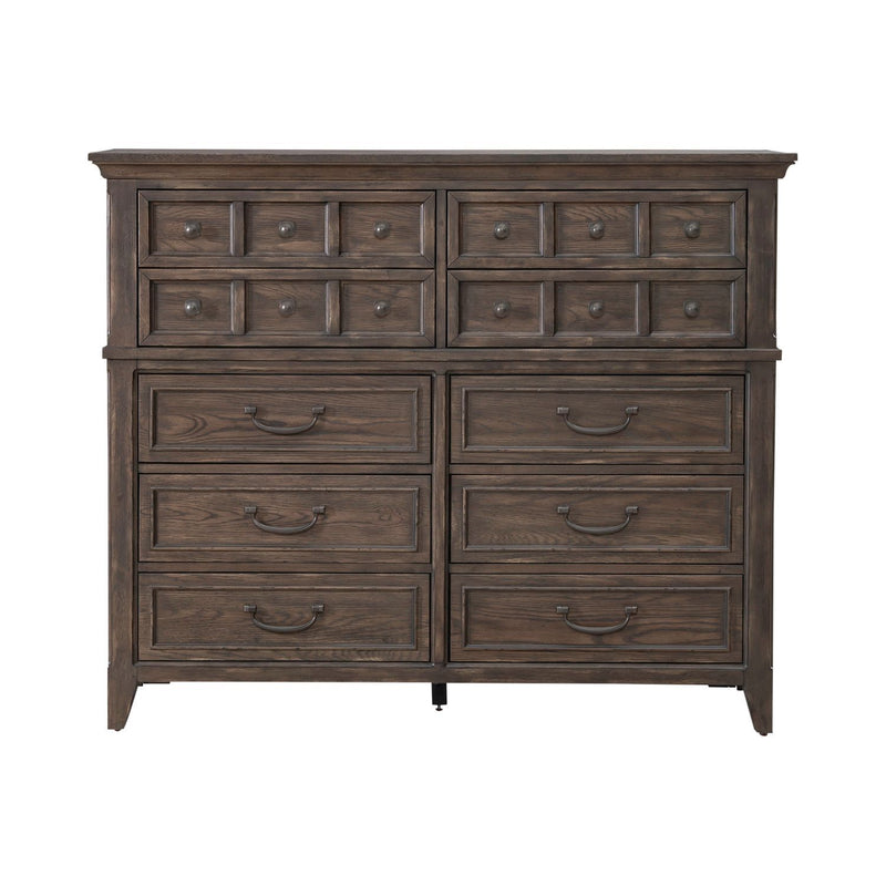 Paradise Valley - 10 Drawer Chesser - Saddle Brown