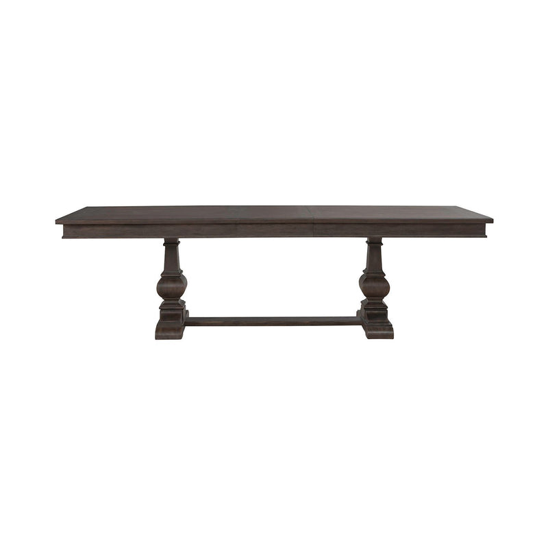 Paradise Valley - Trestle Table - Saddle Brown