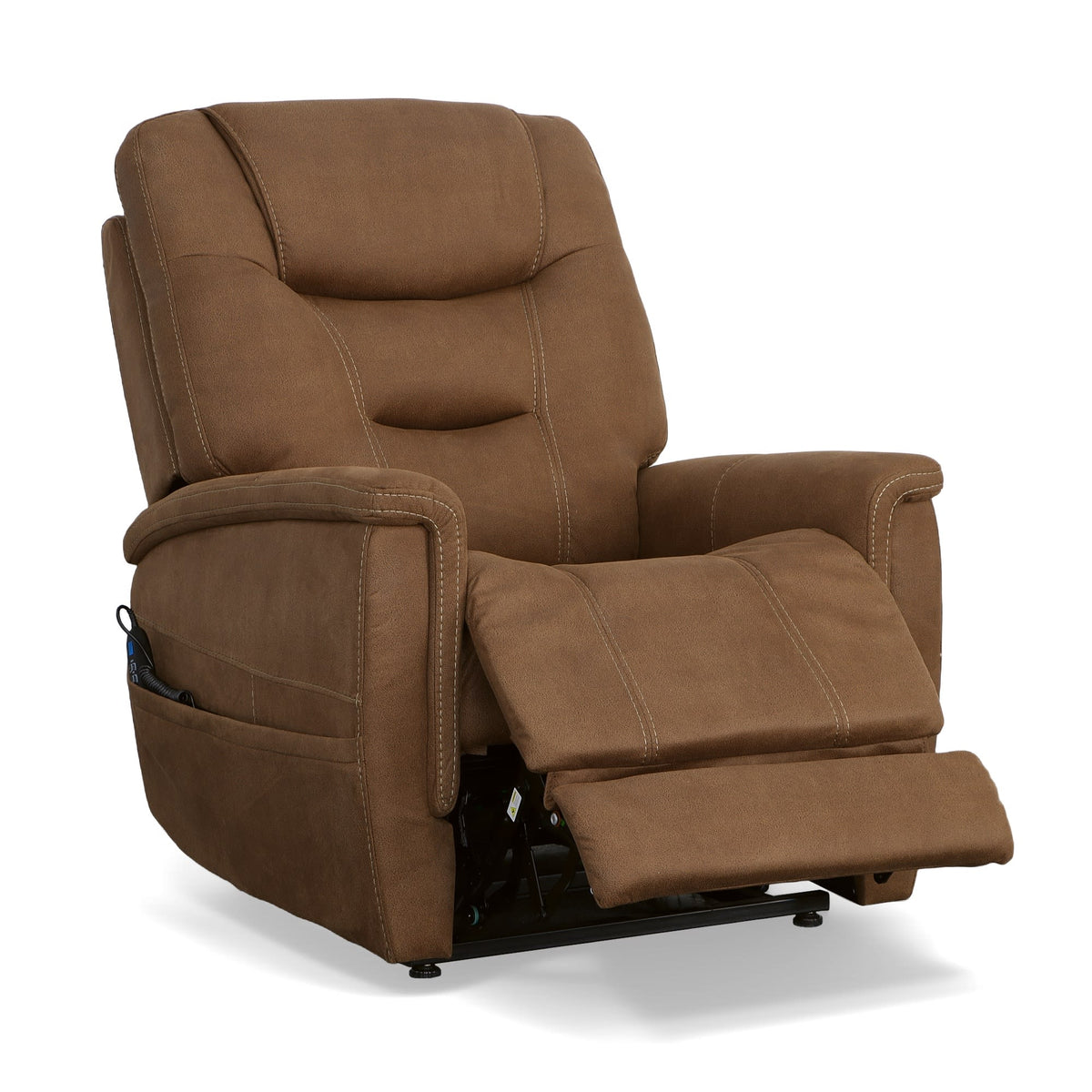 Flexsteel Shaw Power Lift Recliner with Power Headrest & Lumbar