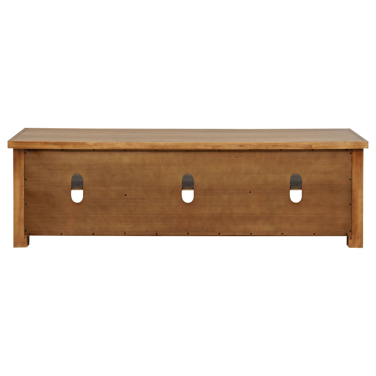 Beasley 2-Door 71-Inch Wood TV Stand Media Console Golden Oak