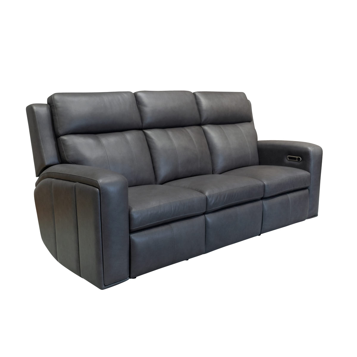 Flexsteel Wyatt Power Reclining Sofa - Gunmetal