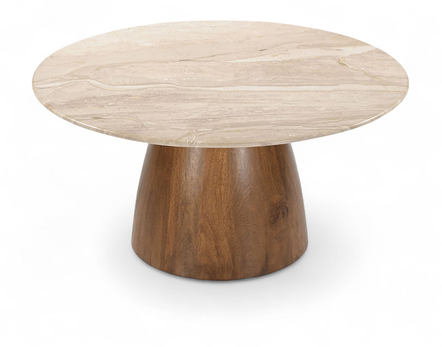Liona - Marble And Mango Wood Table