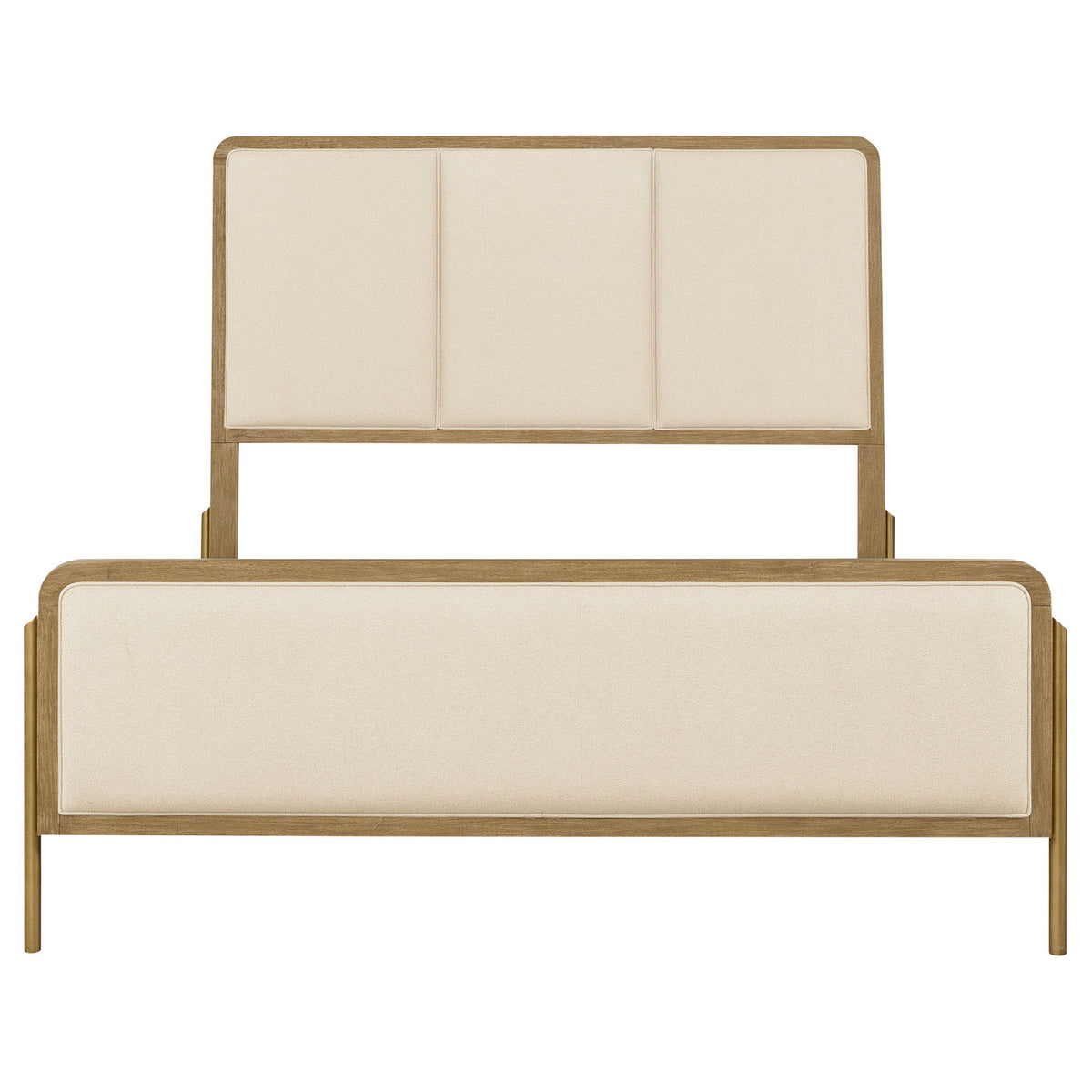 Arini 56-inch Queen Panel Bed Cream and Sand Wash
