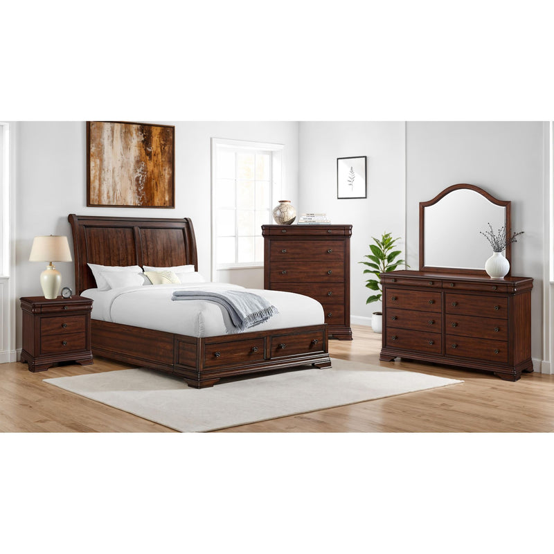 Phillipe - 5-Drawer Chest - Cherry
