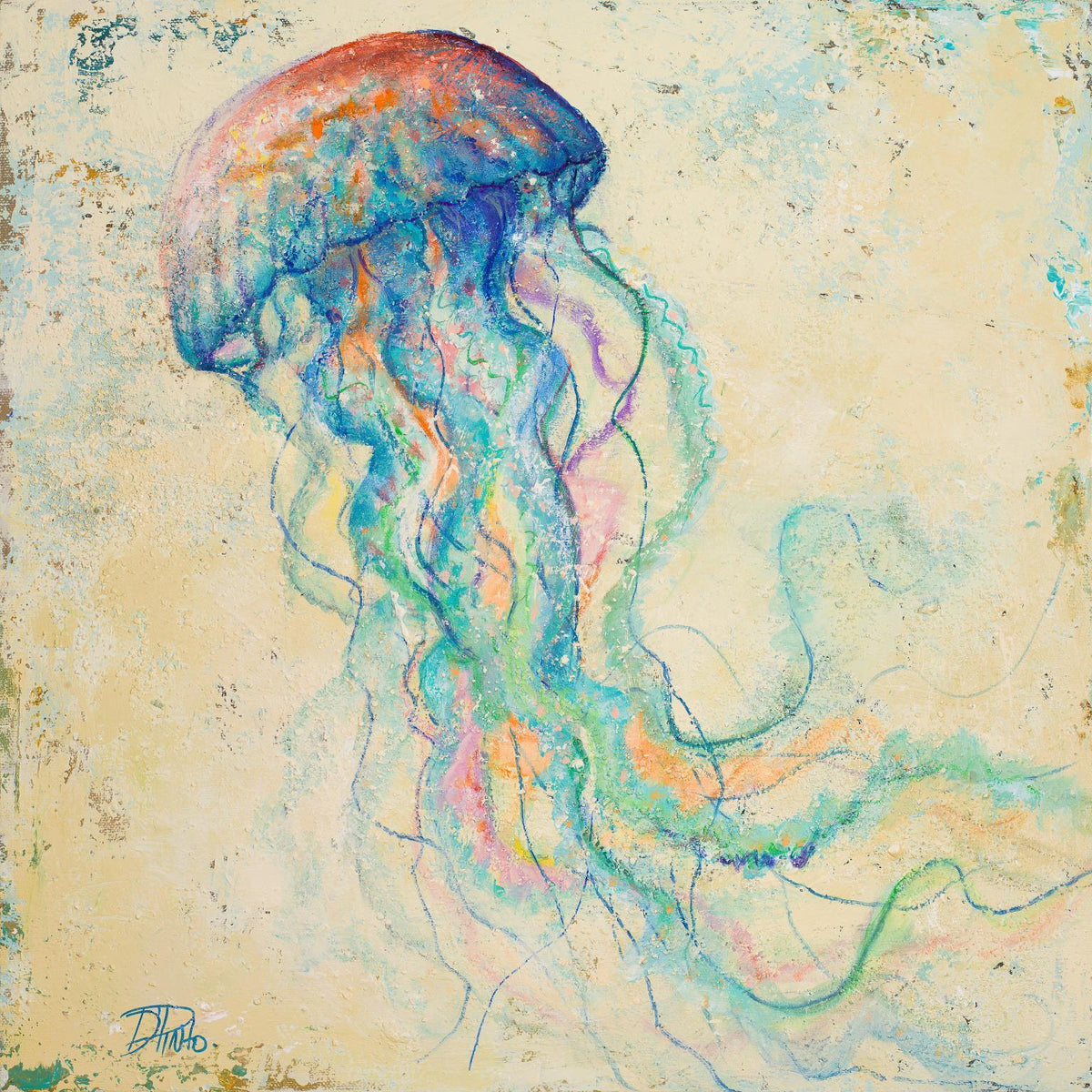 Framed Small - Creatures Of The Ocean I By Patricia Pinto - Beige