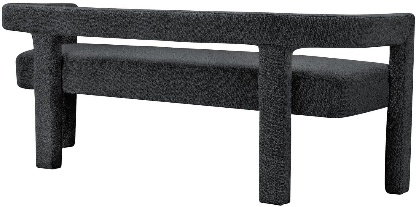 Athena - Boucle Fabric Bench