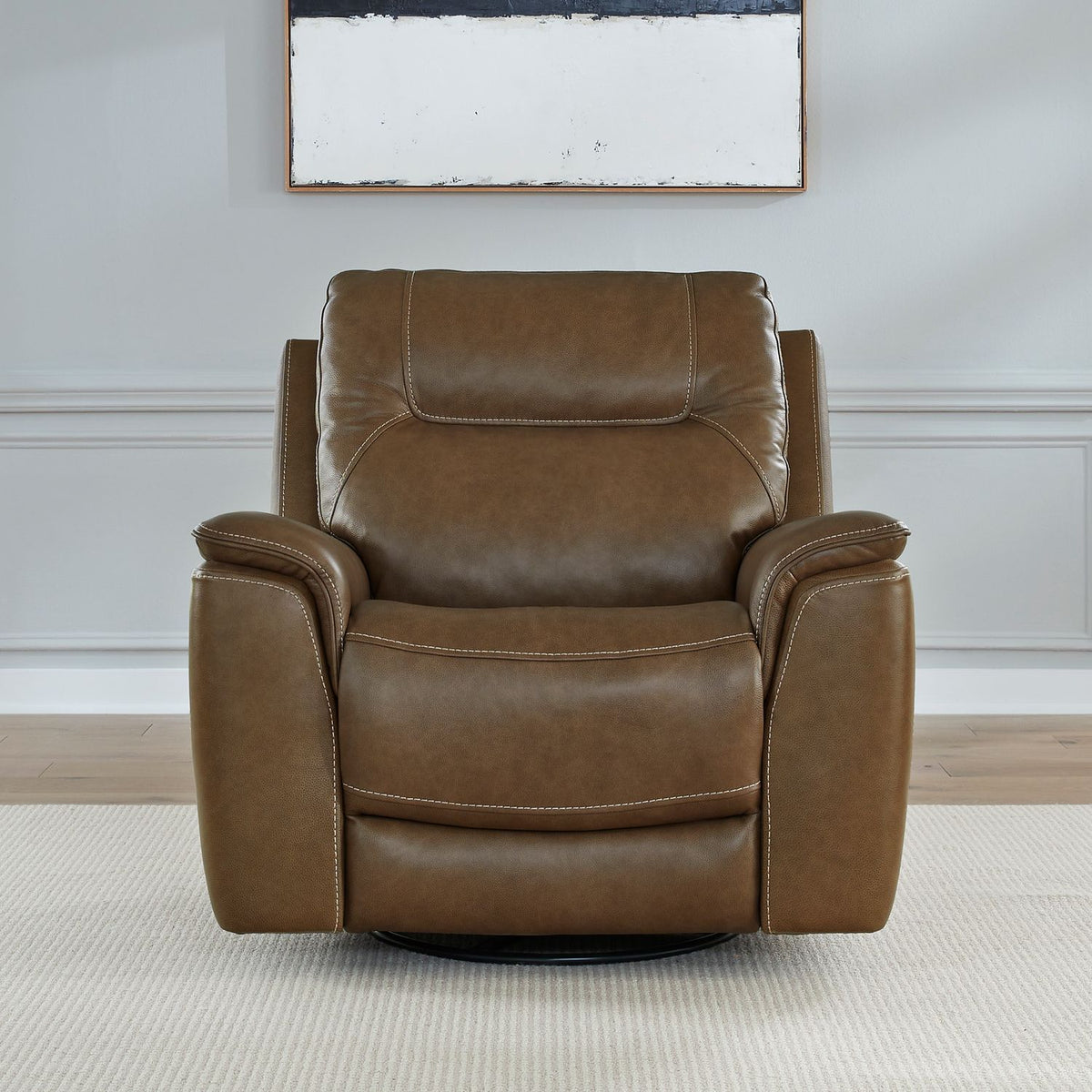 Collins - Swivel Glider Recliner P3 - York Chestnut