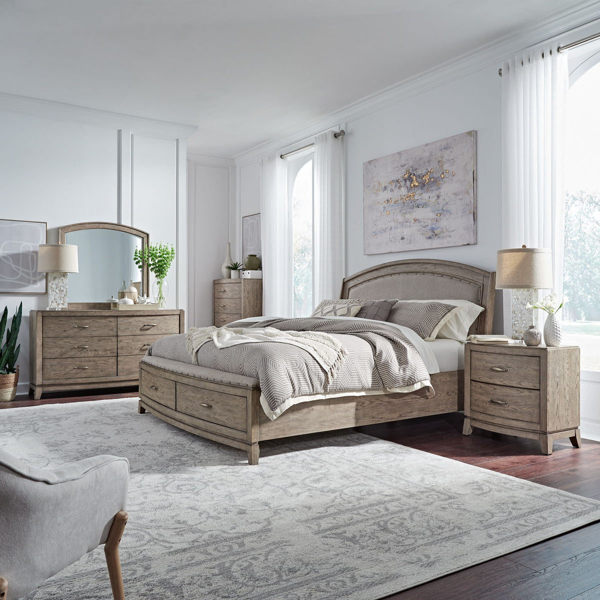 Avalon - Upholstered Bedroom Set