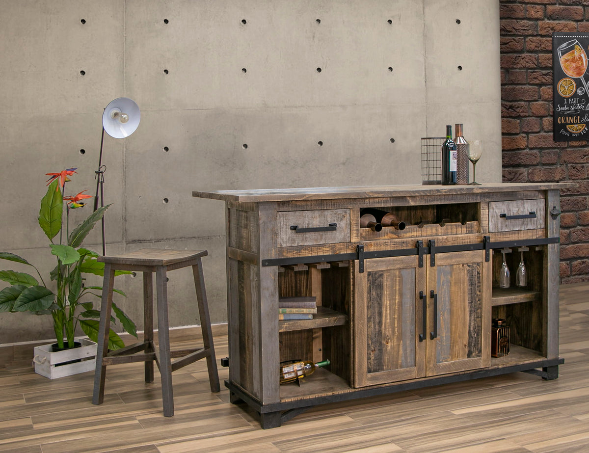 Loft - Bar - Two Tone Gray / Brown