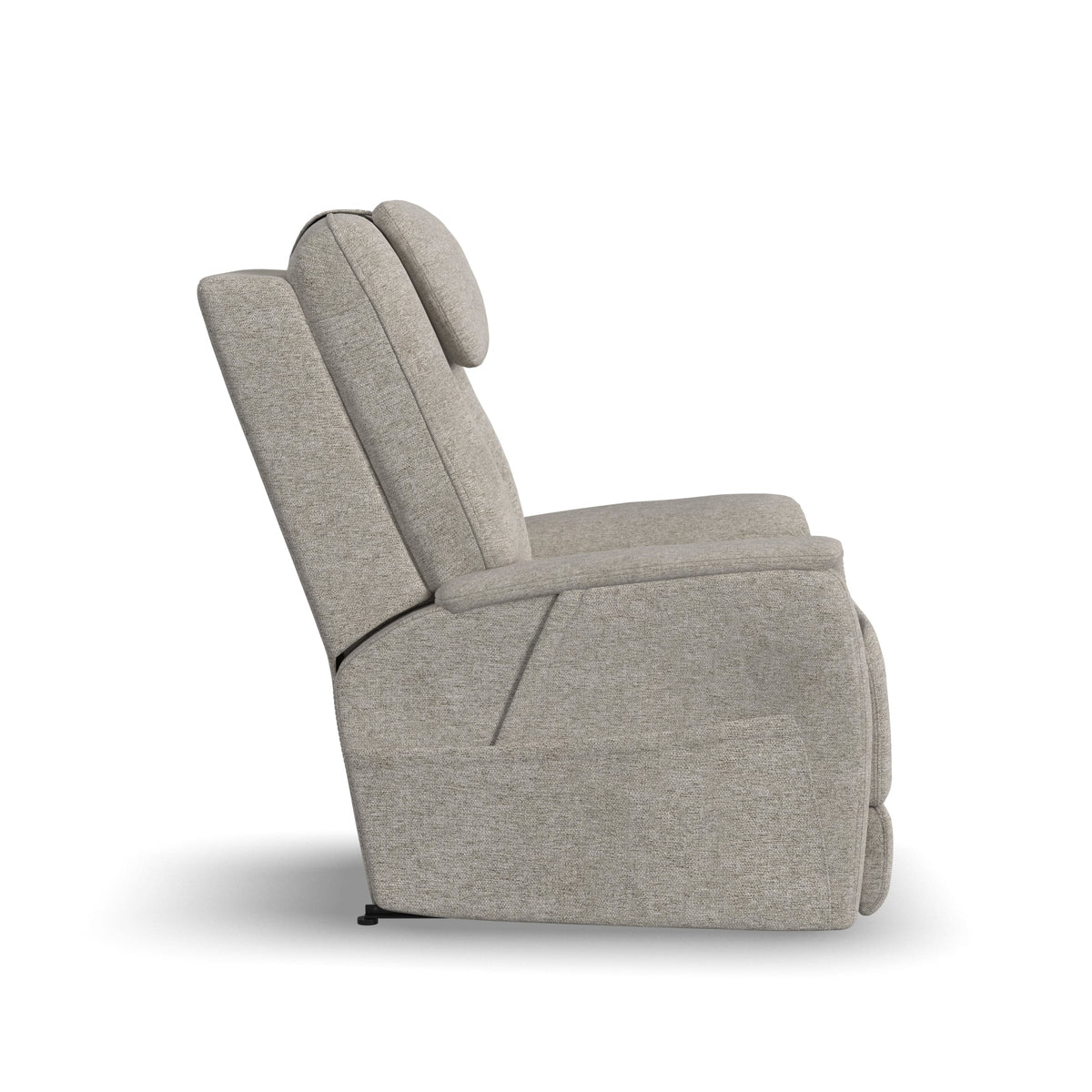 Flexsteel Zecliner Model 3+ Power Rocking Sleep Recliner with Power Headrest, Lumbar, Heat & Massage