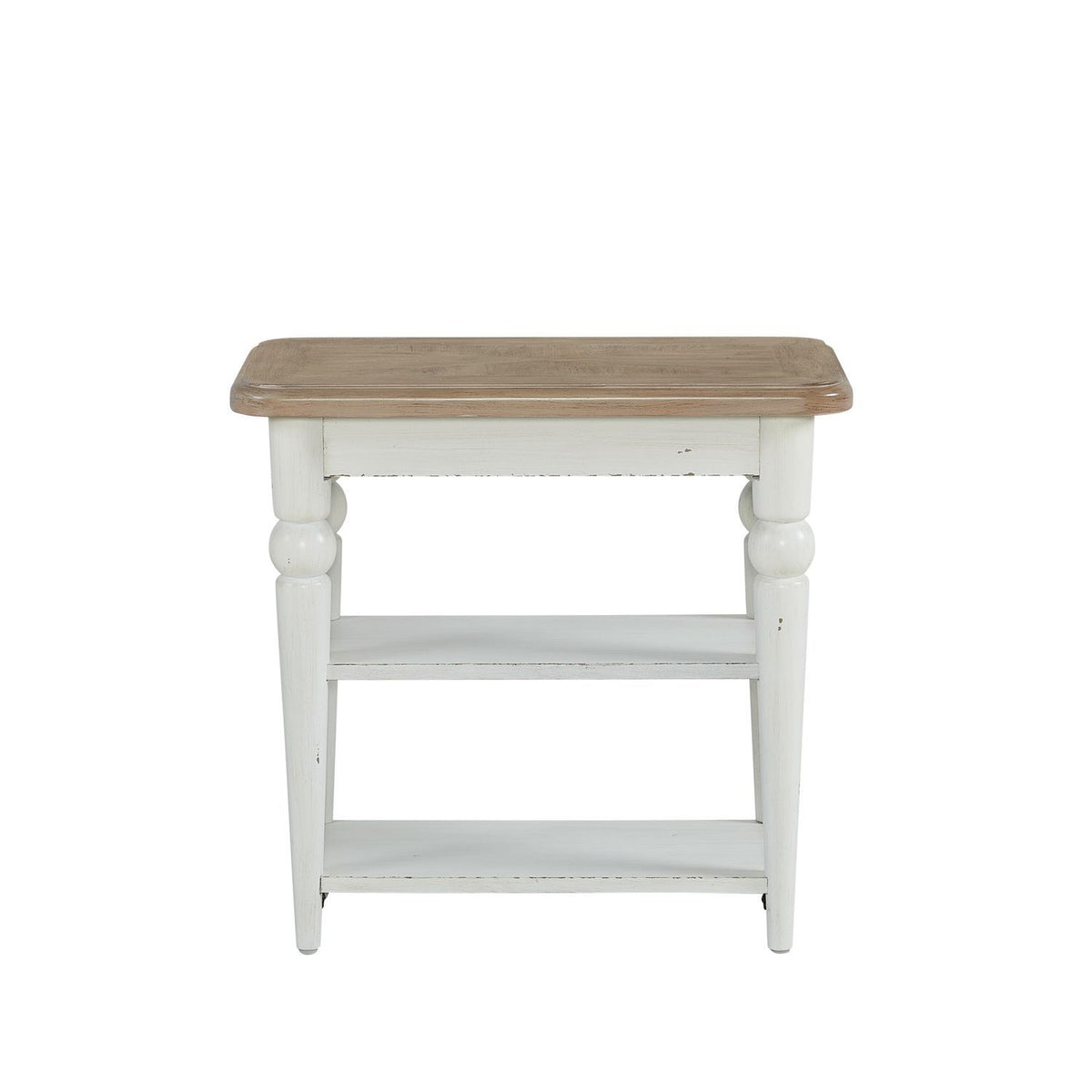 Turnberry Park - Chairside Table - Washed White