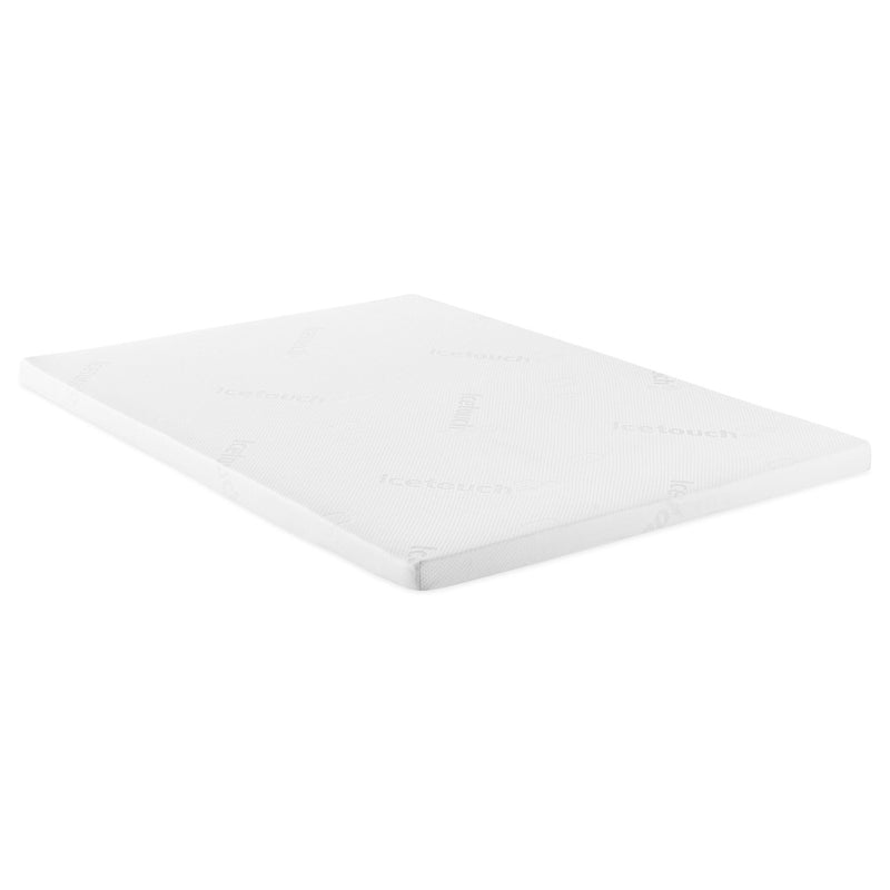 Cascade 3-inch Eastern King Cool Memory Foam Mattress Topper