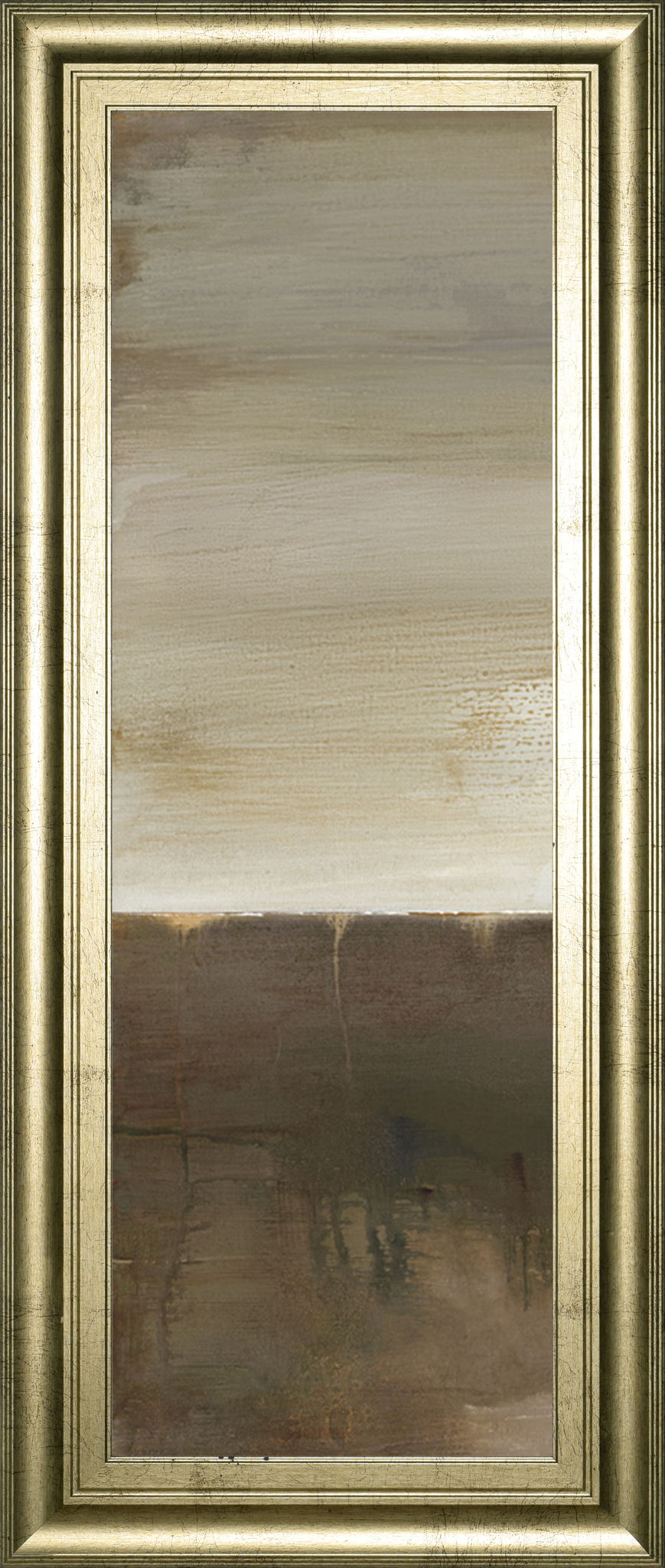 September Fog Descending By Heather Ross - Framed Print Wall Art - Dark Brown