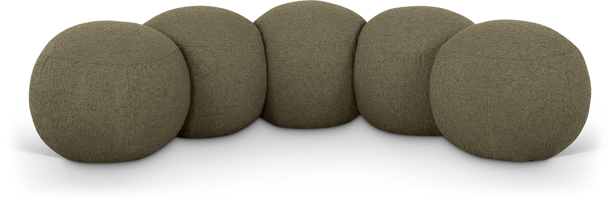 Apollo - Boucle Fabric Bench