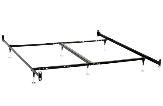 Esme California King Bed Frame Black (Headboard & Footboard)