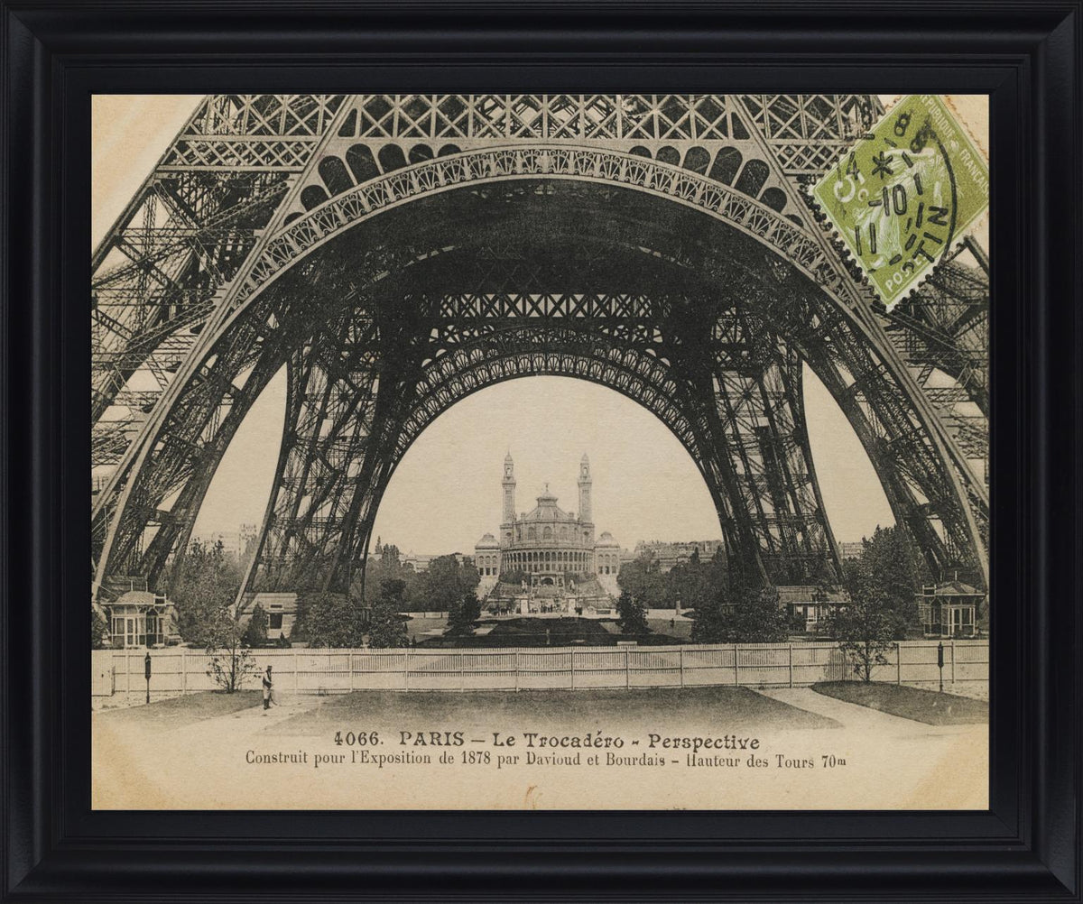 Archway to Paris - 28" x 34" Framed Wall Art - Beige