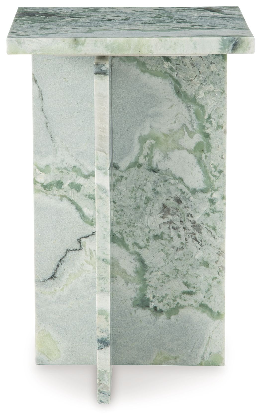 Deaconwell - Accent Table - White / Green