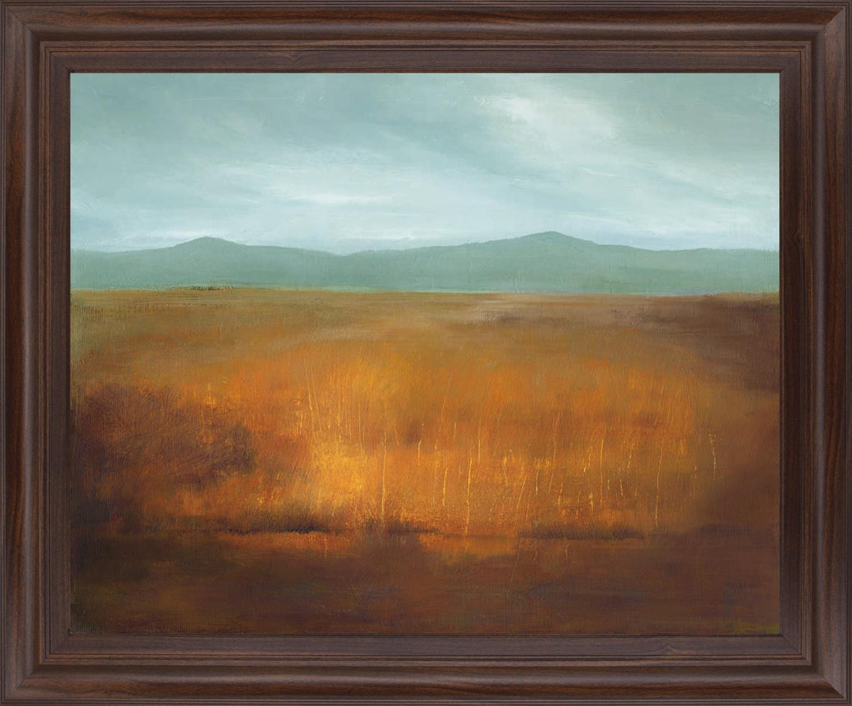 Golden Prairie - 28" x 34" Framed Wall Art - Light Brown