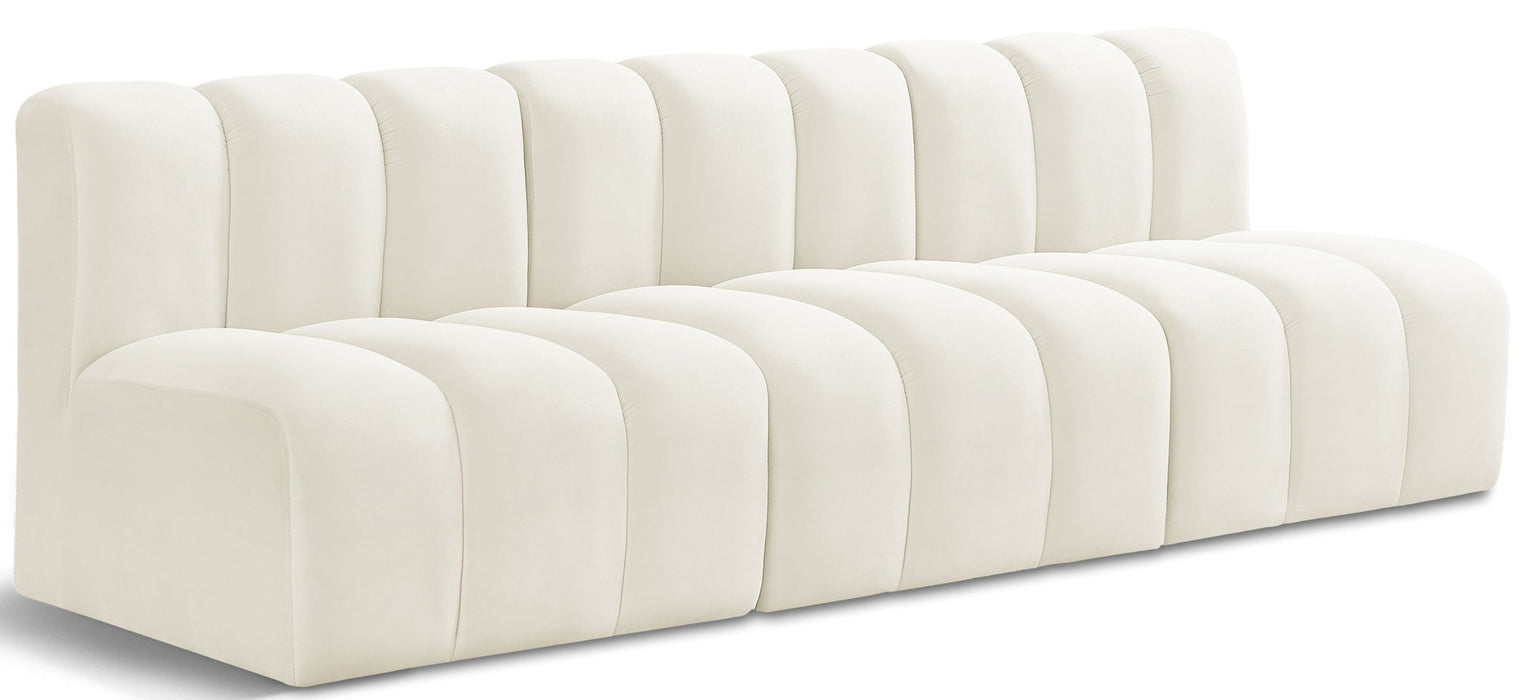 Arc - Velvet 3 Seats Modular Sofa