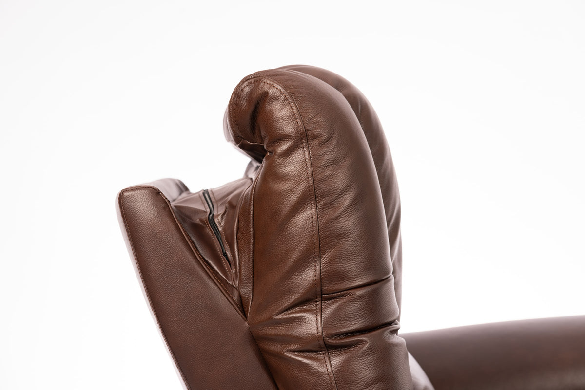 Flexsteel Plush Perfect Match Power Gliding Recliner with Power Headrest & Lumbar