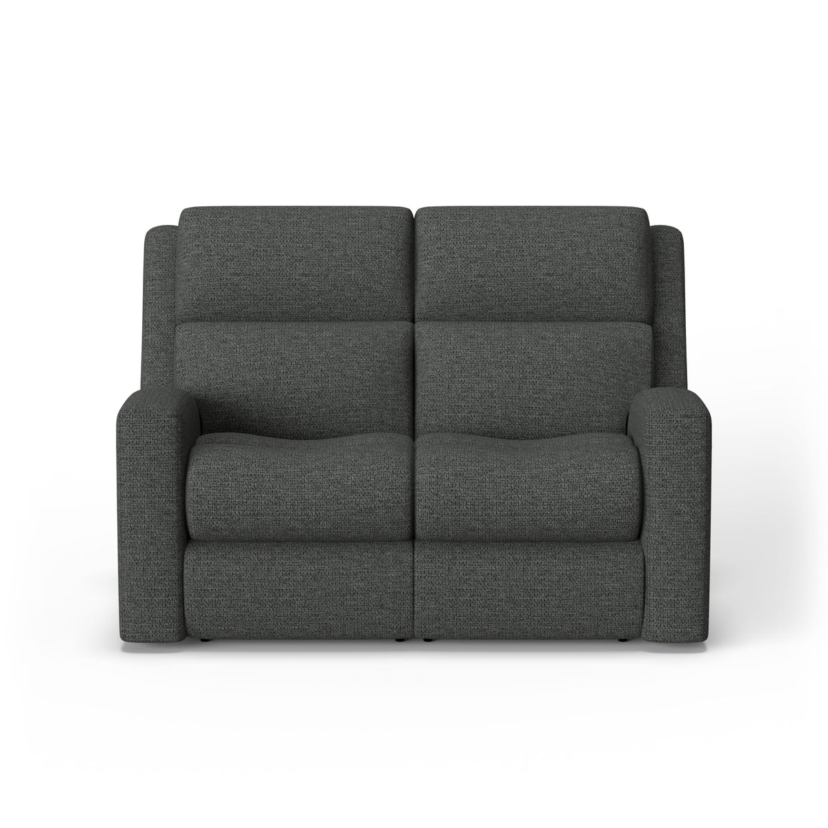 Flexsteel Score Power Reclining Loveseat with Power Headrests & Lumbar