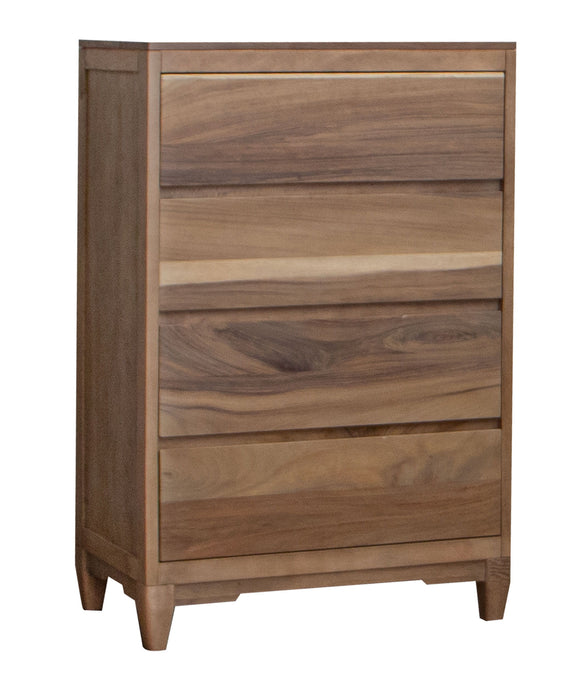 Parota Nova - Chest 4 Drawers - Brown Cappuccino