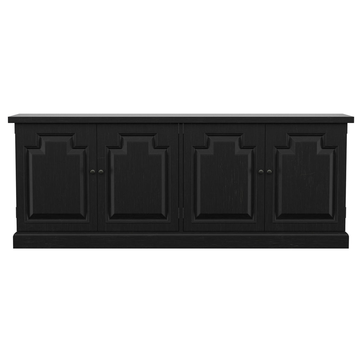Florence 4-door Dining Sideboard Buffet Distressed Black