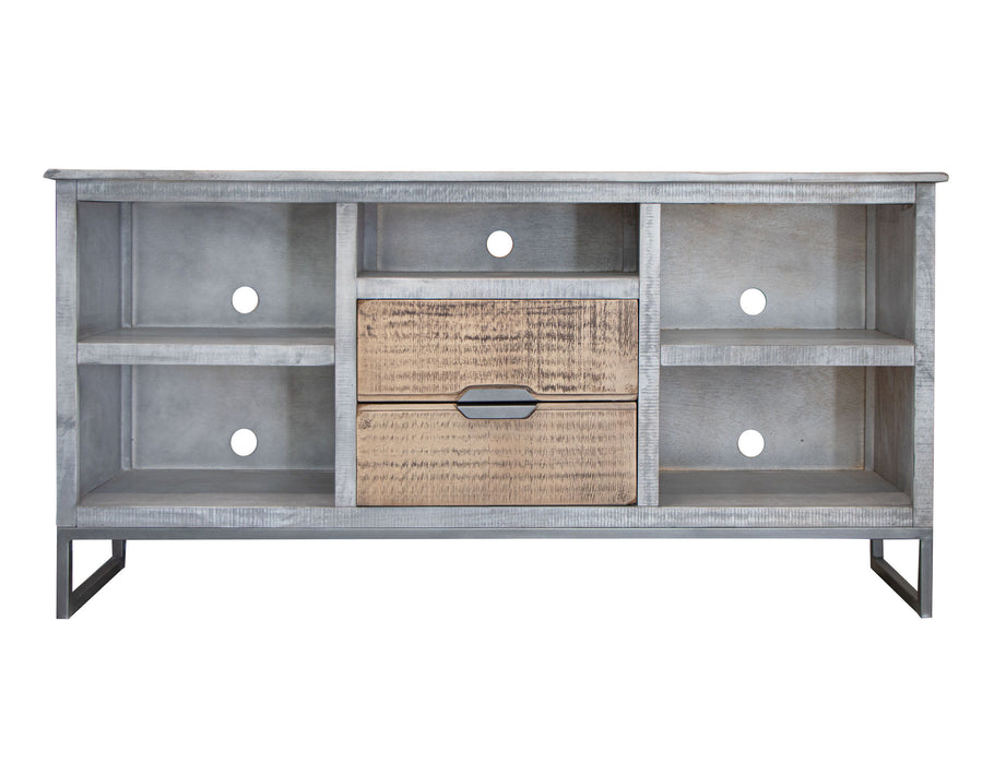 Mita - TV Stand / Console - Honey Brown / Light Gray