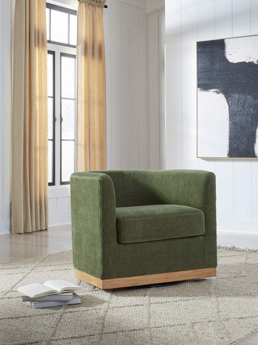 Jersonlow - Forest Green - Swivel Chair