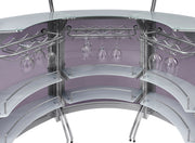 Dallas Curved Freestanding Home Bar Cabinet