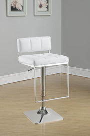 Alameda Adjustable Bar Stool White