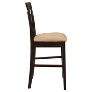 Gabriel Lattice Back Counter Chair Cappuccino (Set of 2)
