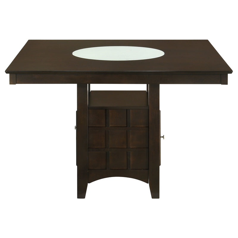 Gabriel Square Counter Height Dining Set Cappuccino
