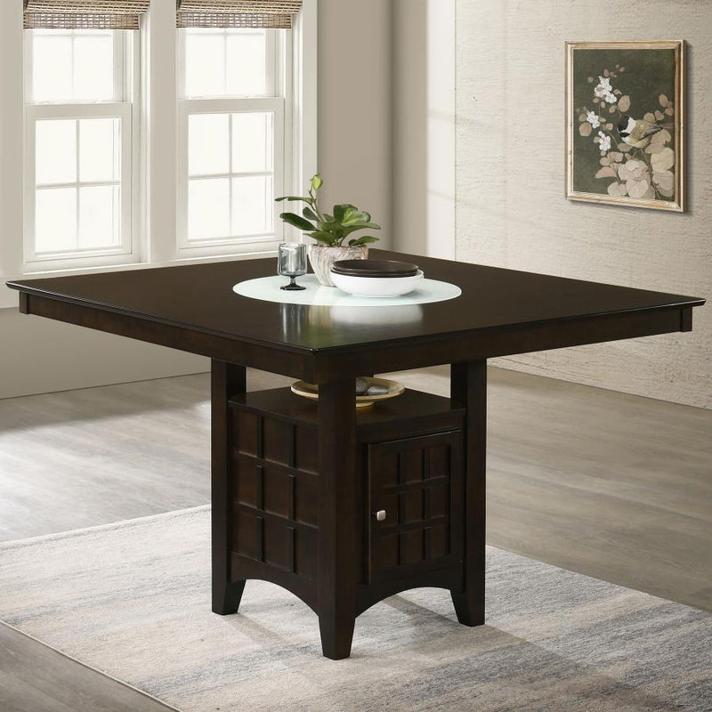 Gabriel 52-inch Counter Height Dining Table Cappuccino Default Title