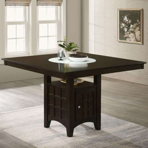 Gabriel 52-inch Counter Height Dining Table Cappuccino Default Title