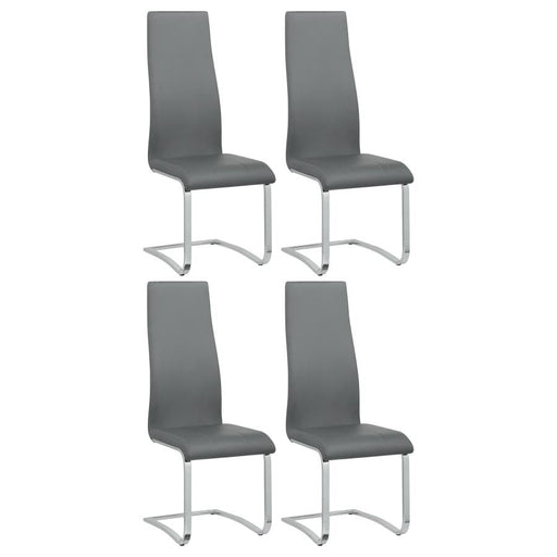 Montclair Upholstered Dining Side Chair (Set of 4) Grey